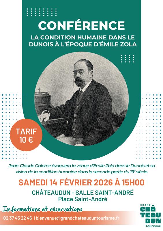 Conférence - la condition humaine dans le Dunois à l'époque d'Emile Zola