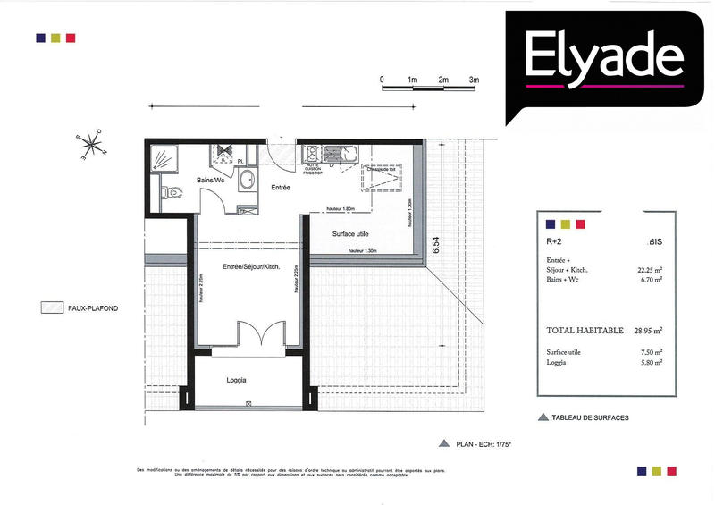 Appartement - 29 m² - 1 pièce