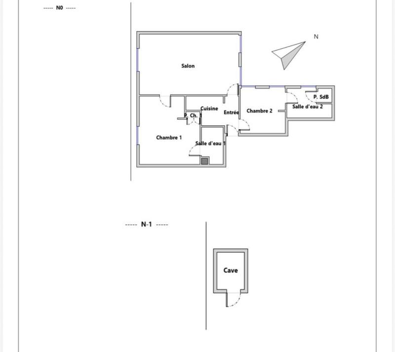 Appartement - 60 m² - 3 pièces