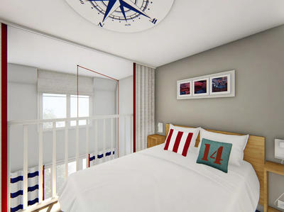 Duplex - 35 m² - 2 pièces