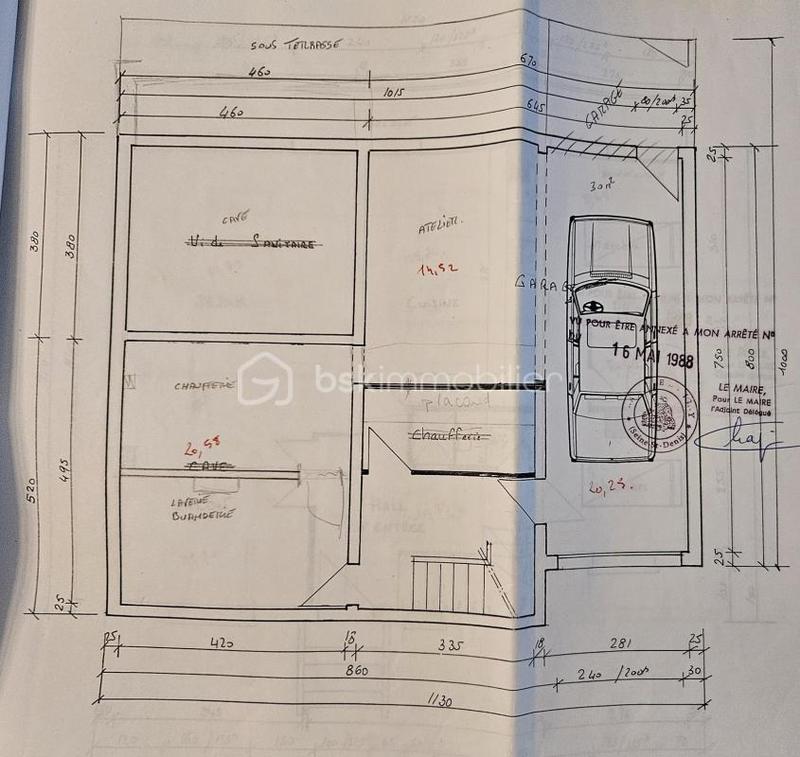 Pavillon - 150 m² - 6 pièces