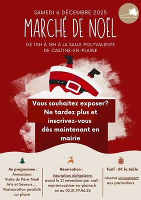 Marche de noël castine-en-plaine
