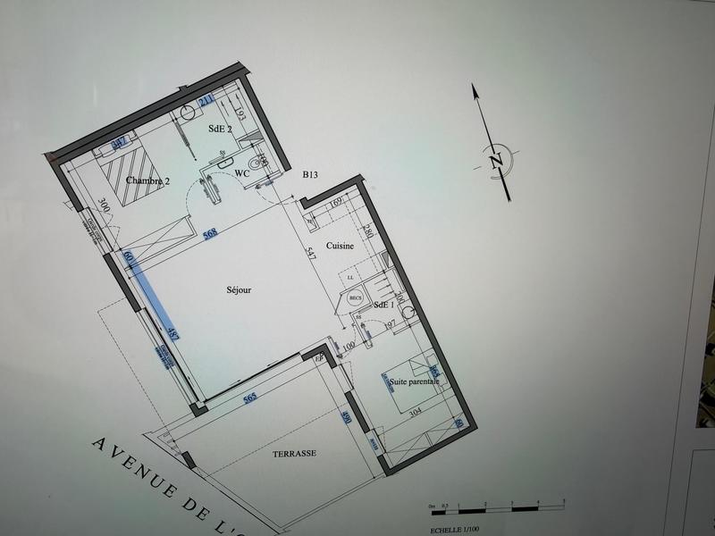 Appartement - 70 m² - 3 pièces