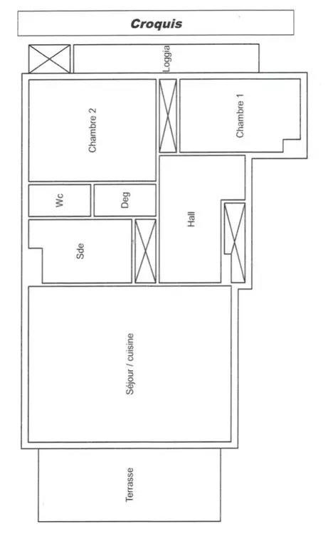 Appartement - 68 m² - 3 pièces