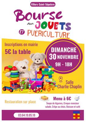 Bourse aux jouets et puériculture