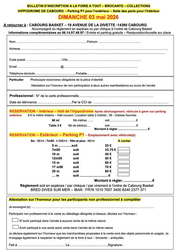 Foire a tout – brocante – collections