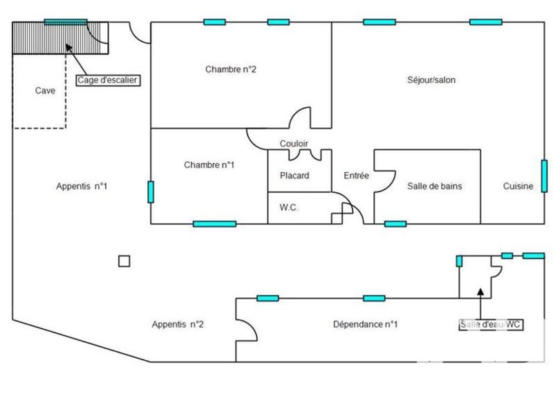 Maison - 108 m² - 4 pièces