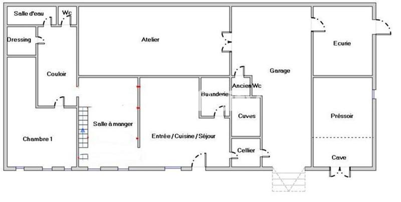 Longère - 171 m² - 5 pièces