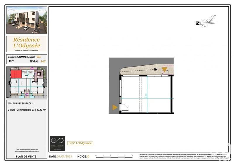 Local commercial - 32 m²