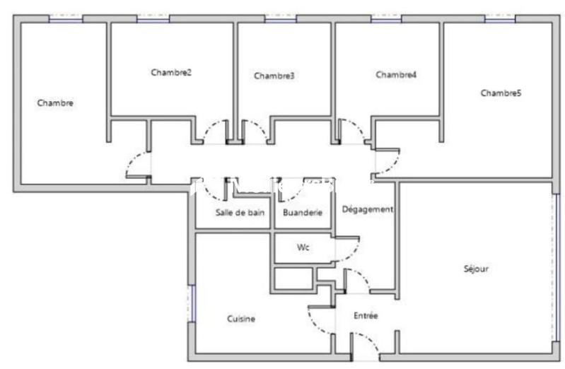 Appartement - 103 m² - 6 pièces