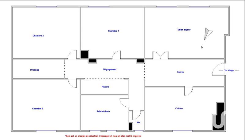 Appartement - 94 m² - 4 pièces