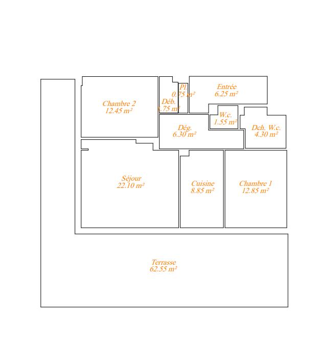 Viager - Appartement - 77 m² - 3 pièces