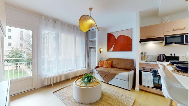 Studio - 23 m² - 2 pièces