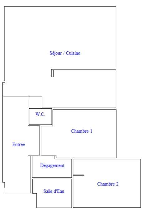 Appartement - 70 m² - 3 pièces