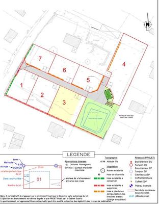 Terrain constructible - 821 m²