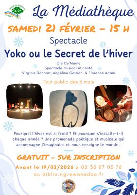 Spectacle "Yoko ou le secret de l'hiver"