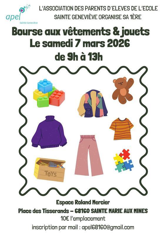 Bourse aux vêtements et jouets