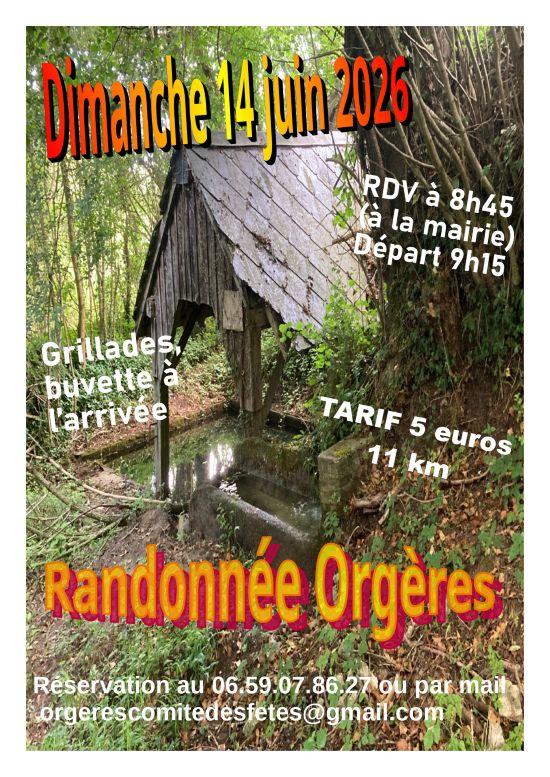 Randonnée à Orgères