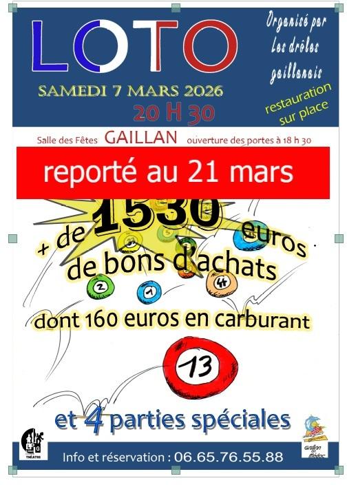 Loto par les Drôles Gaillanais