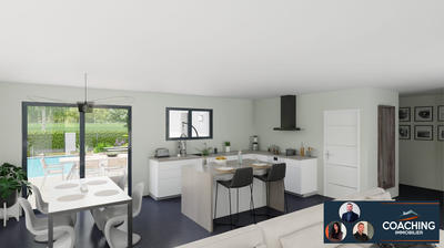 Maison - 90 m² - 5 pièces