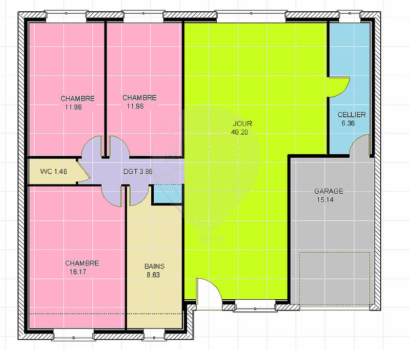 Maison - 100 m² - 4 pièces