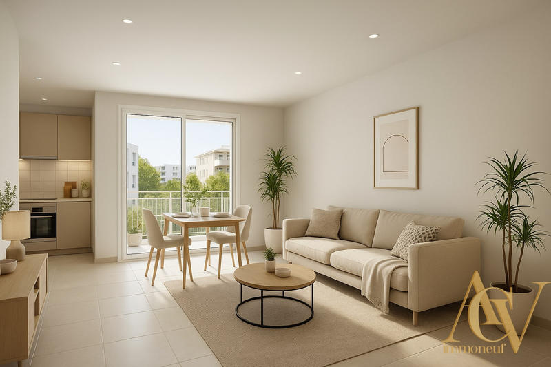 Appartement - 61 m² - 3 pièces