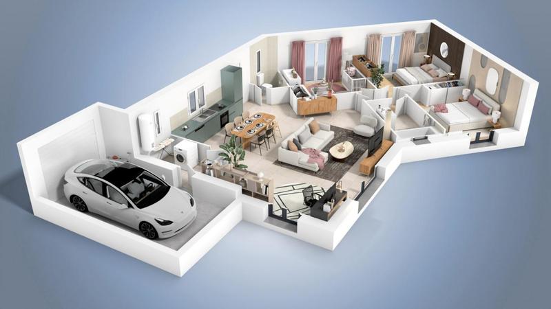 Maison - 97 m² - 4 pièces