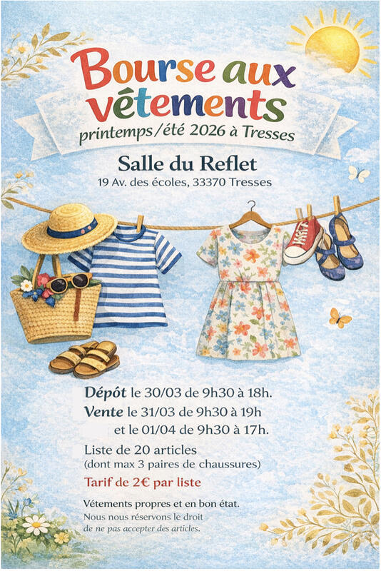Bourse aux vêtements