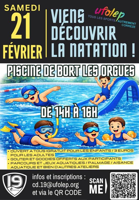 Viens découvrir la natation !