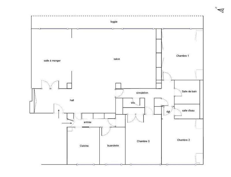 Appartement - 145 m² - 5 pièces