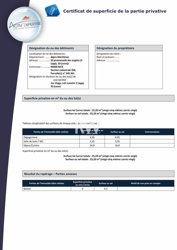 Appartement - 25 m² - 1 pièce