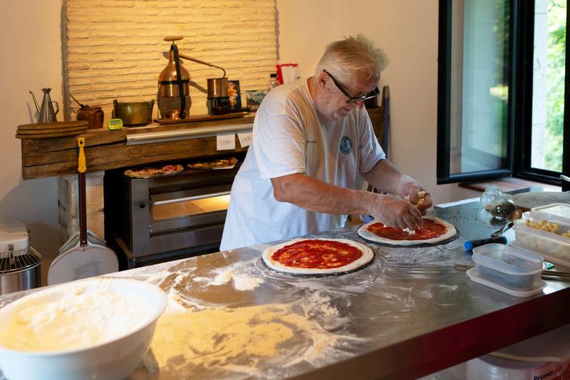Atelier de confection de Pizzas à la Cucina di Gian Franco