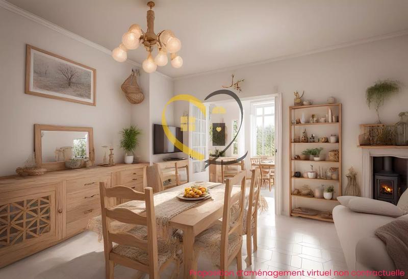 Maison de village - 80 m² - 3 pièces