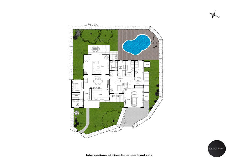 Maison - 180 m² - 6 pièces