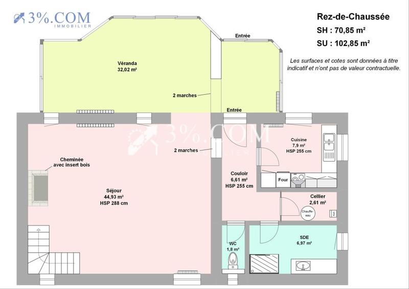 Moulin - 153 m² - 6 pièces