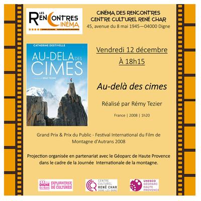 Projection &quot;Au delà des cimes&quot;