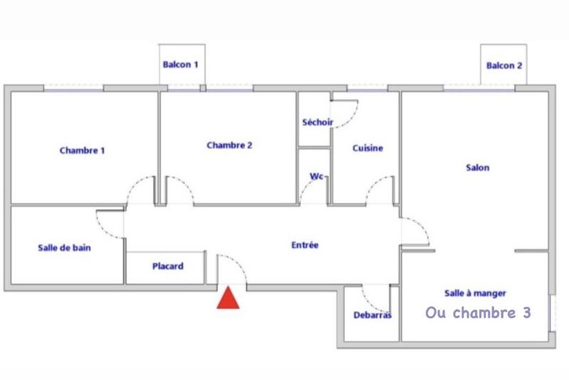 Appartement - 76 m² - 4 pièces