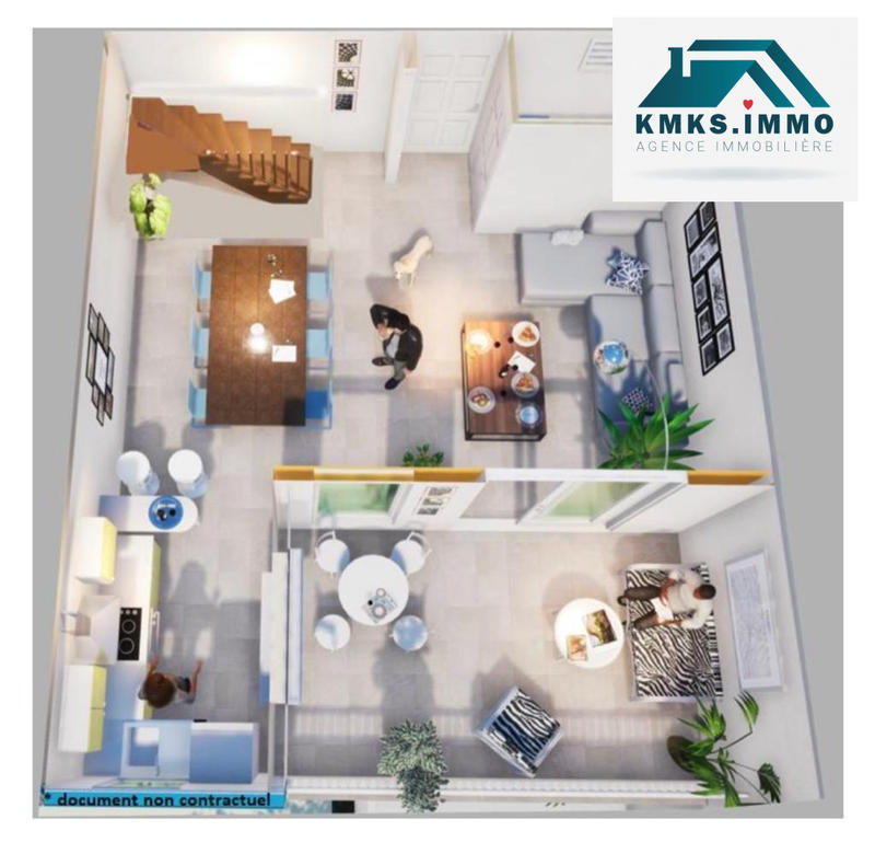 Appartement - 42 m² - 2 pièces