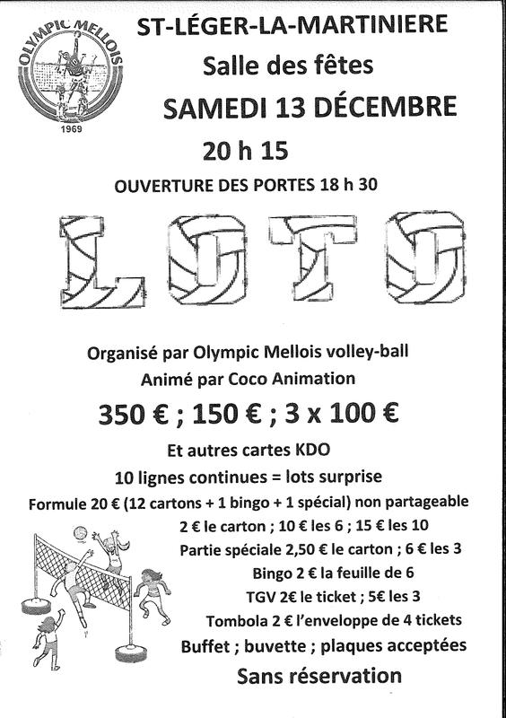 Loto - Olympic Mellois Volley-Ball