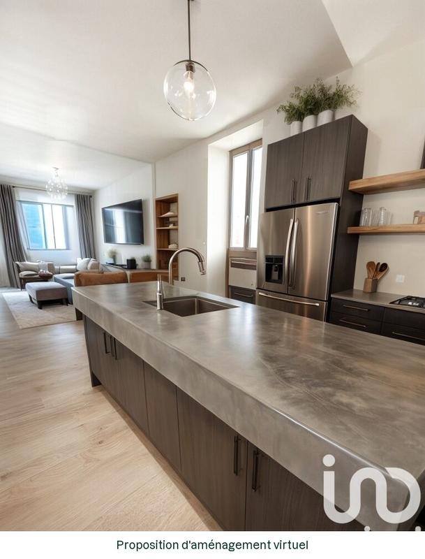 Appartement - 60 m² - 1 pièce