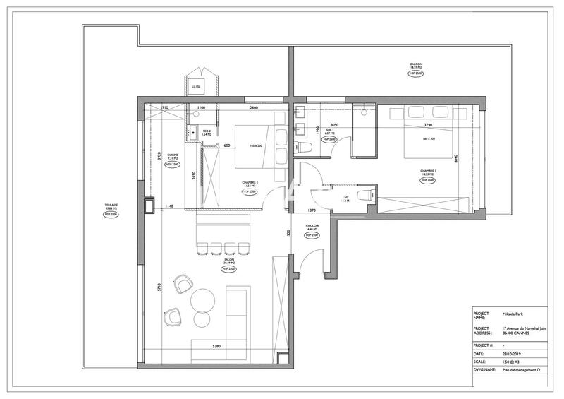 Appartement - 81 m² - 3 pièces