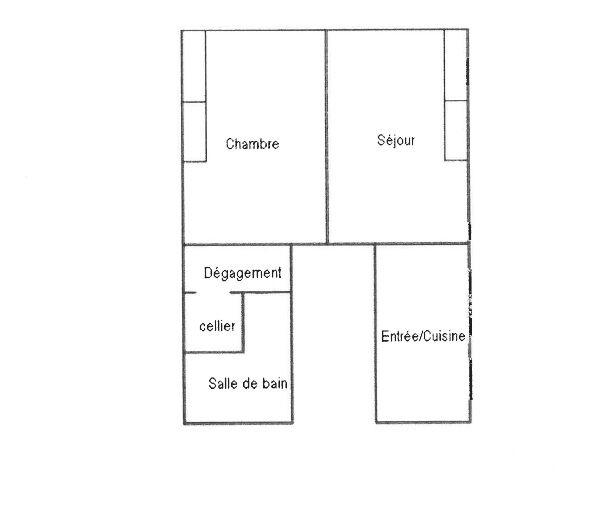 Appartement - 42 m² - 2 pièces