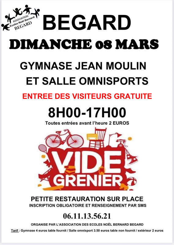 Vide grenier ecole noël bernard