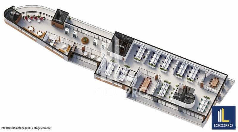 Bureau - 917 m²