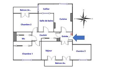 Appartement - 69 m² - 4 pièces