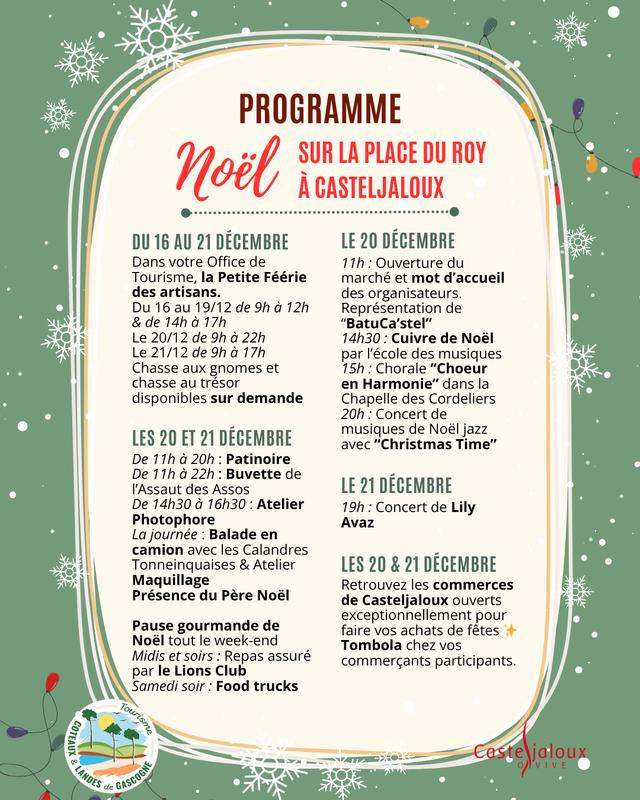 Petite féérie des artisans de l'office de tourisme