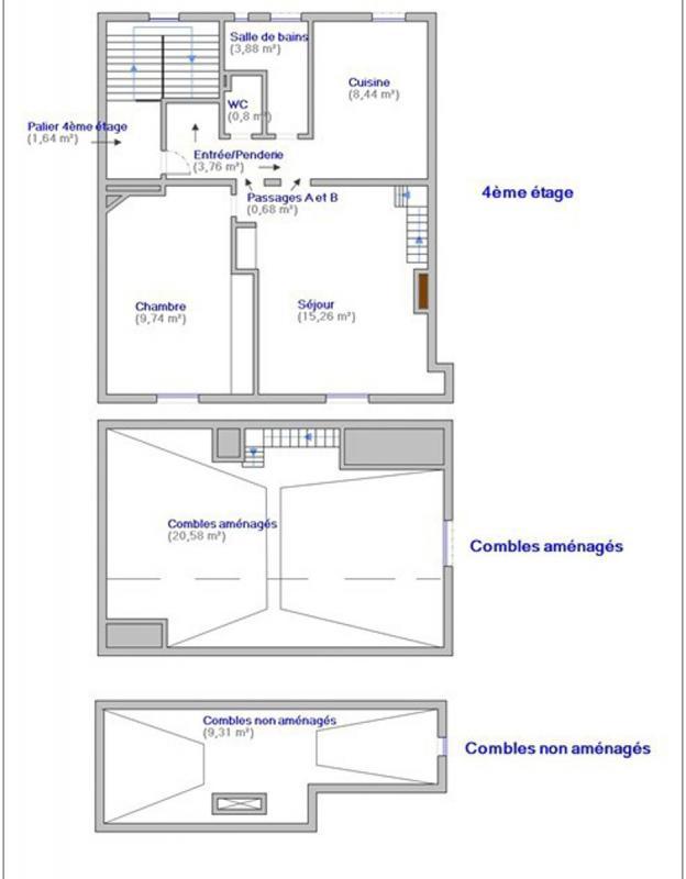 Appartement - 44 m² - 2 pièces