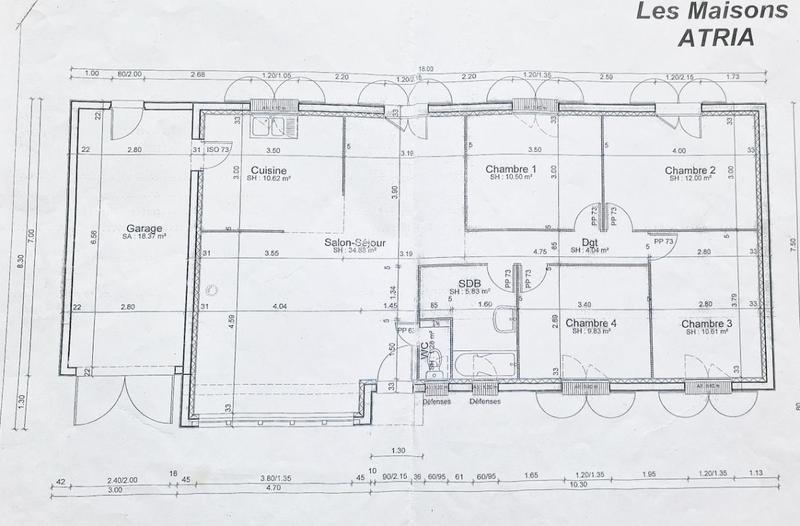 Maison - 101 m² - 5 pièces
