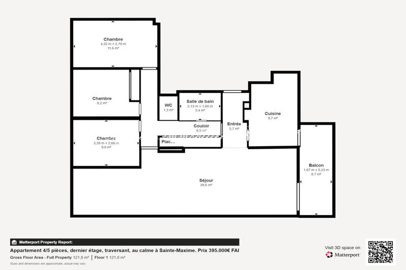 Appartement - 97 m² - 4 pièces