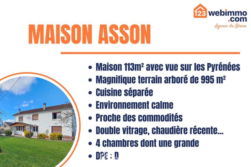 Maison - 113 m² - 6 pièces